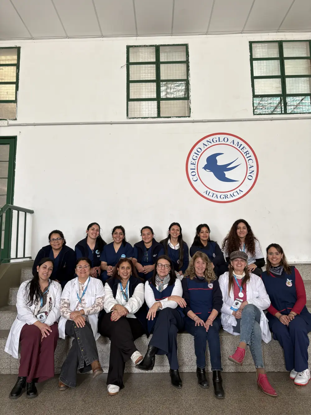 El equipo de Aterym Alta Gracia en el Colegio Anglo Americano de Alta Gracia
