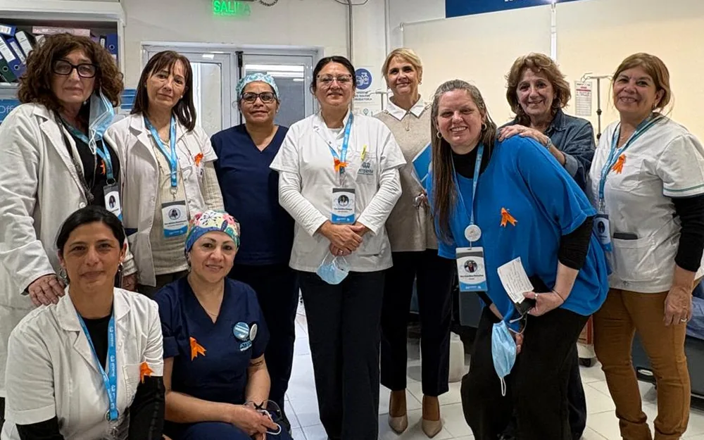 El equipo de Aterym Alta Gracia junto al ITAES durante la visita del equipo auditor