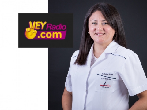 La Dra. Carolina Nadaya en VeyRadio de Villa Carlos Paz